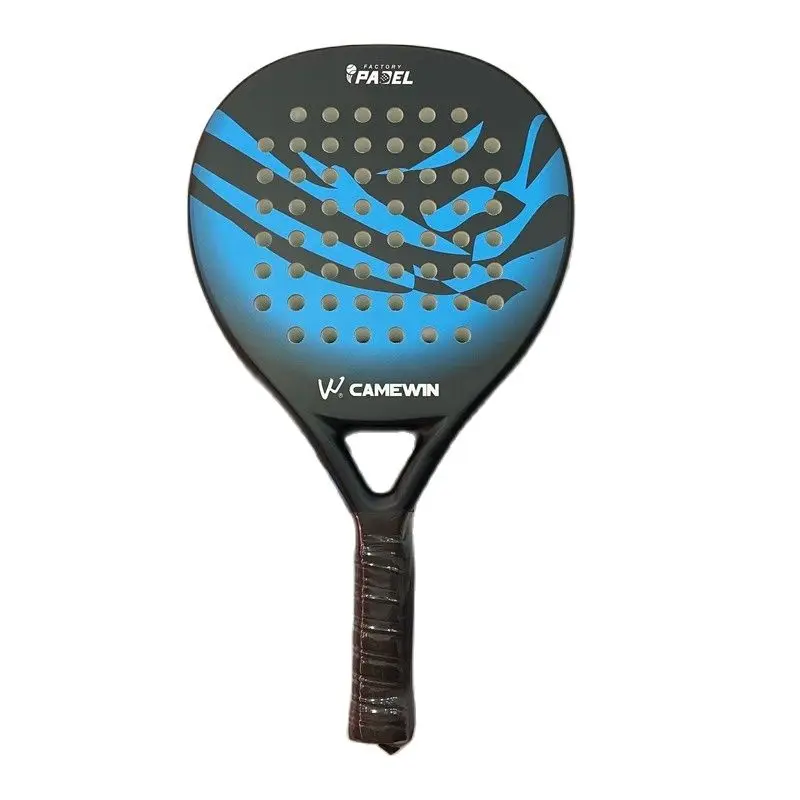 

2022 New Plate Racket Pala Padel Carbon Fiber Glass EVA Tennis Outdoor Sports Unisex Equipment with Bag About 360g In weight