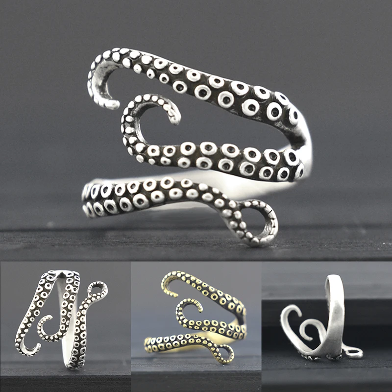 Кольцо в стиле ретро с серебряным покрытием 8 видов | Украшения и аксессуары