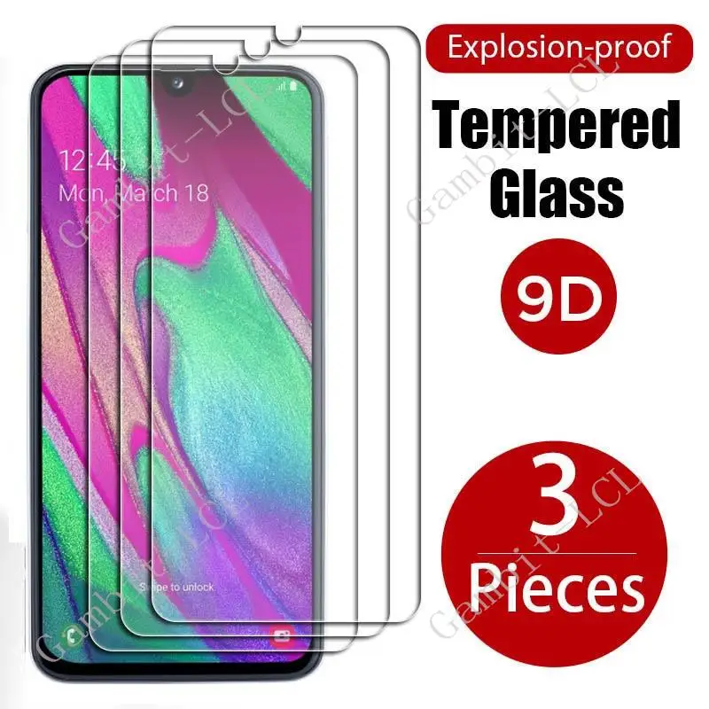 Защитное закаленное стекло 3 шт. для Samsung Galaxy A40 5,9 дюйма GalaxyA40 SamsungGalaxyA40 SM-A405F A405, защитная пленка для экрана, защитная пленка