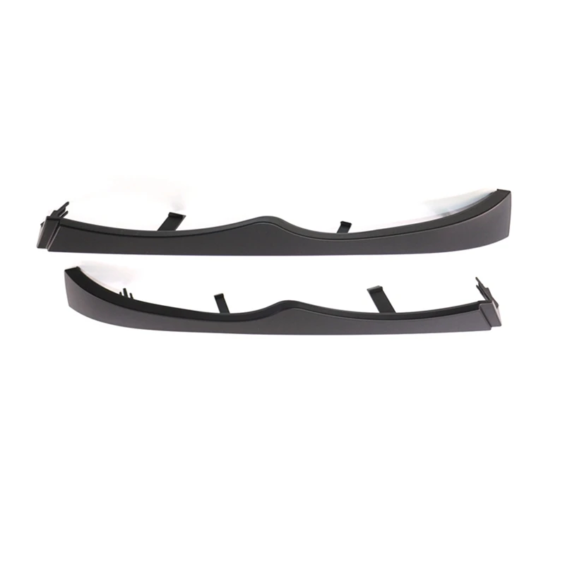 

1Pair Car Front Under Headlight Cover Strips Trims Head Light Lamp Sealing Strip Gasket Plate For-BMW E46 325I 2002-2005