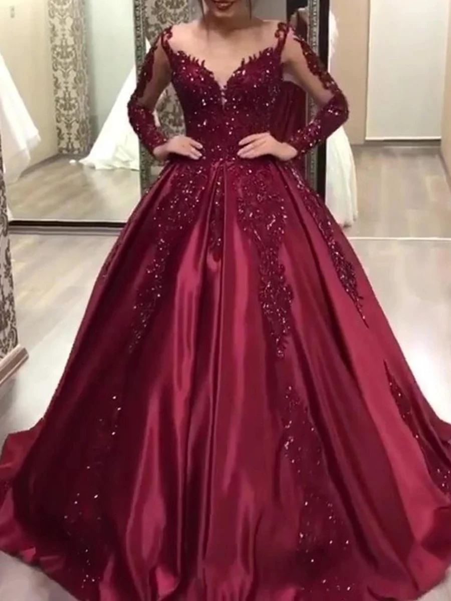 

Sexy Evening Party Night Long Dress Women Big Swing Empire Floor-Length sequins Banquet Wedding Dance Prom Elegant Vestidos 2022