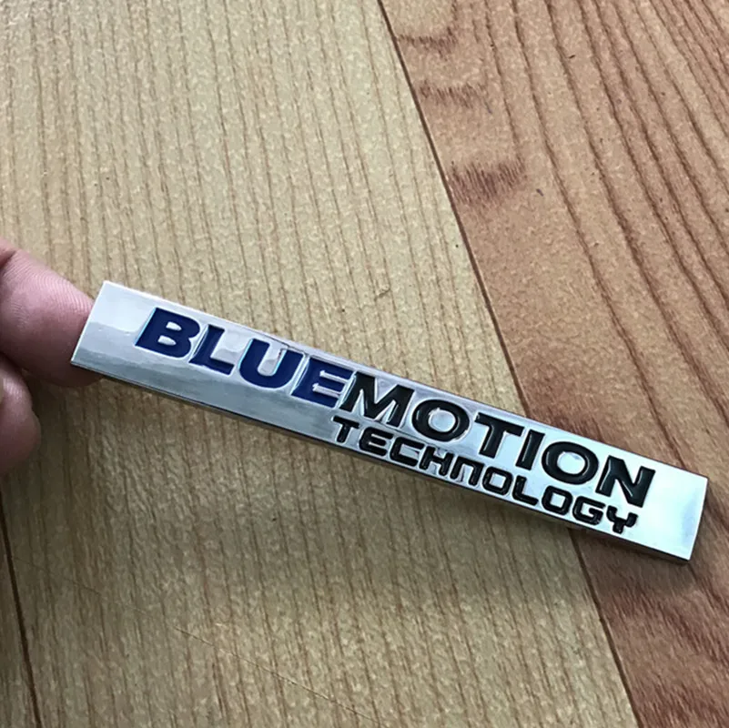 3D Автомобильная наклейка эмблема Автомобильный задний значок для Volkswagen VW Bluemotion