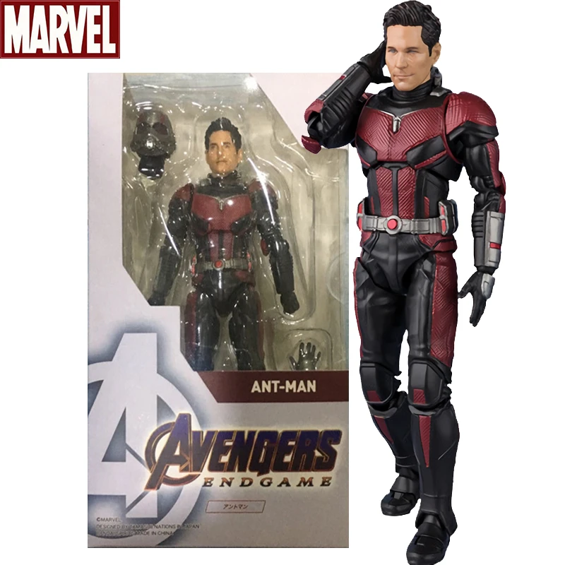 Shf Marvel Мстители человек-муравей экшн-Фигурка 15 см статуэтка антенны модель
