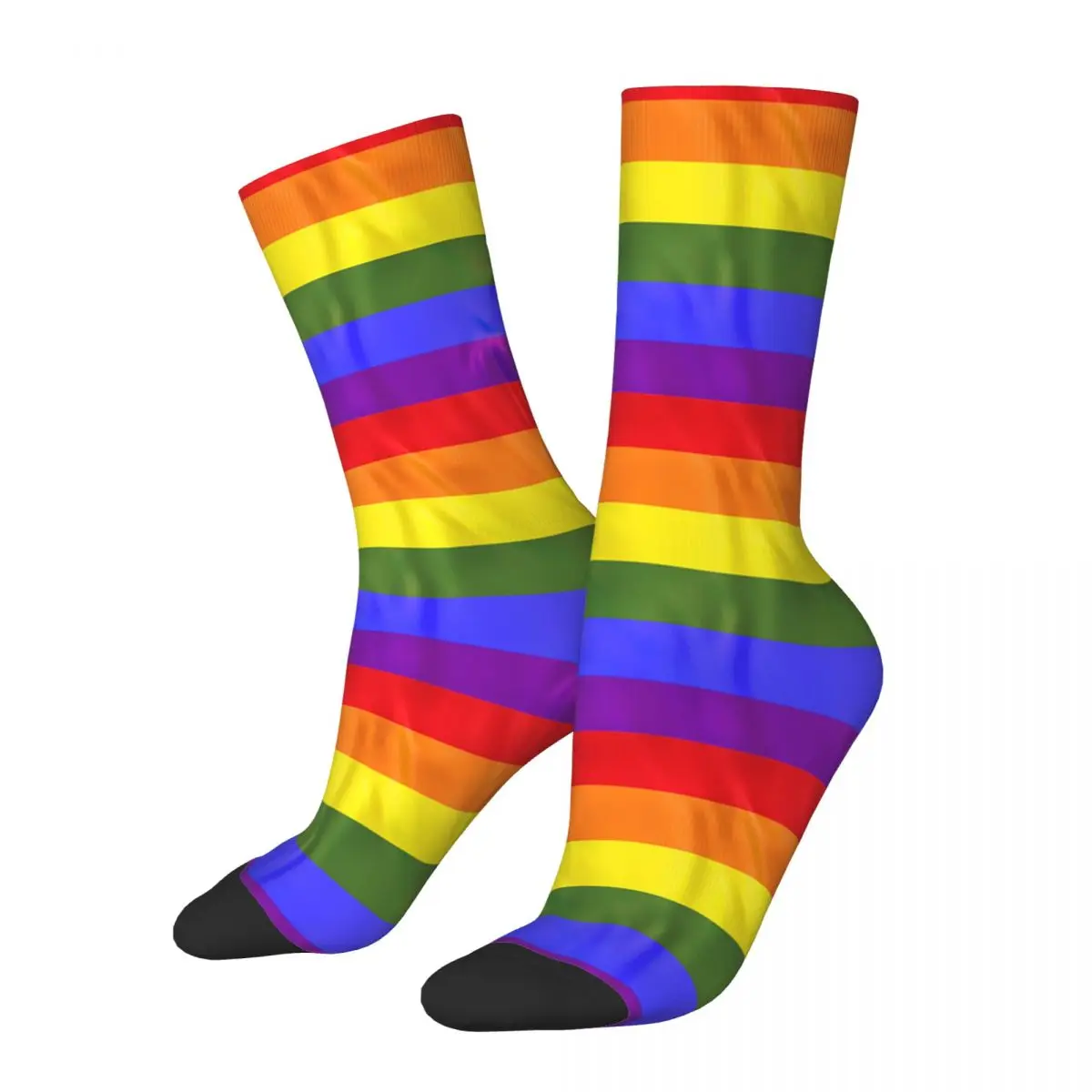 

Радужный Флаг ЛГБТ гордость бисексуал лесбийские геи Харадзюку носки мужские женские носки сумасшедшие весенне-Летние Осенние Зимние носки подарки