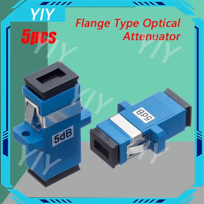 

5PCS/Bag SC 5dB Fixed Type Fiber Optic Attenuator,Flange Type Optical Attenuator Free Shipping