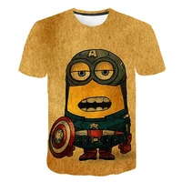 boys clothes tops summer kids short sleeve tees costume cartoon children girls fashion t shirts 3 14 years old