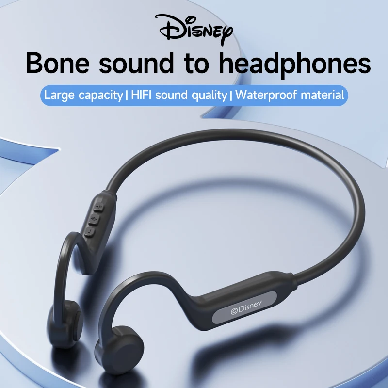 Disney original headset wireless Bluetooth 5.3LF124 bone conduction high fidelity headset with microphone waterproof earplug images - 6