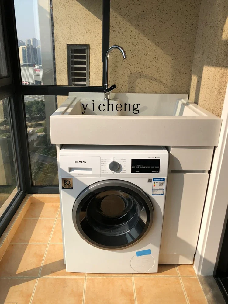 ZF моющийся шкаф для балкона и ванной комнаты из массива дерева