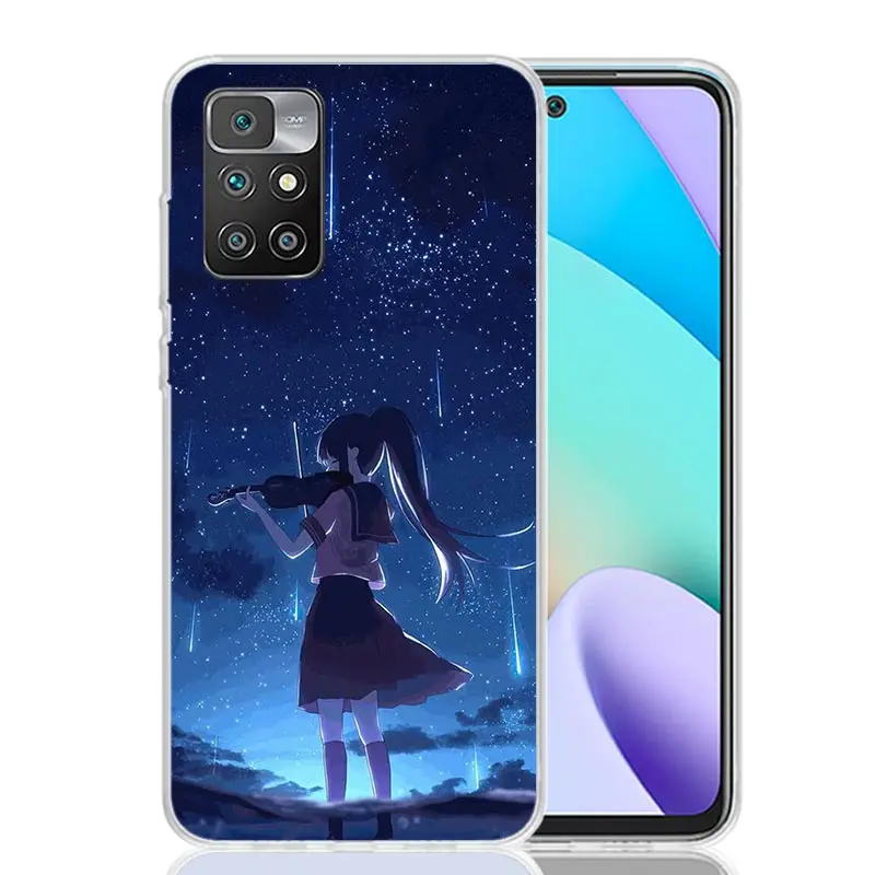 Чехол для телефона с музыкальной скрипкой Xiaomi Redmi 12 12C 10 10C 9 9C 9A 9T 8A 8 7A 7 6A 6 Pro K70 K60 K40