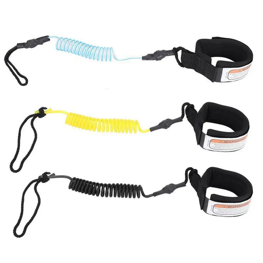 

Весельная веревка для Каяка, спиральный пружинный поводок, шнур для ног на доске для серфинга, шнур для лодыжки