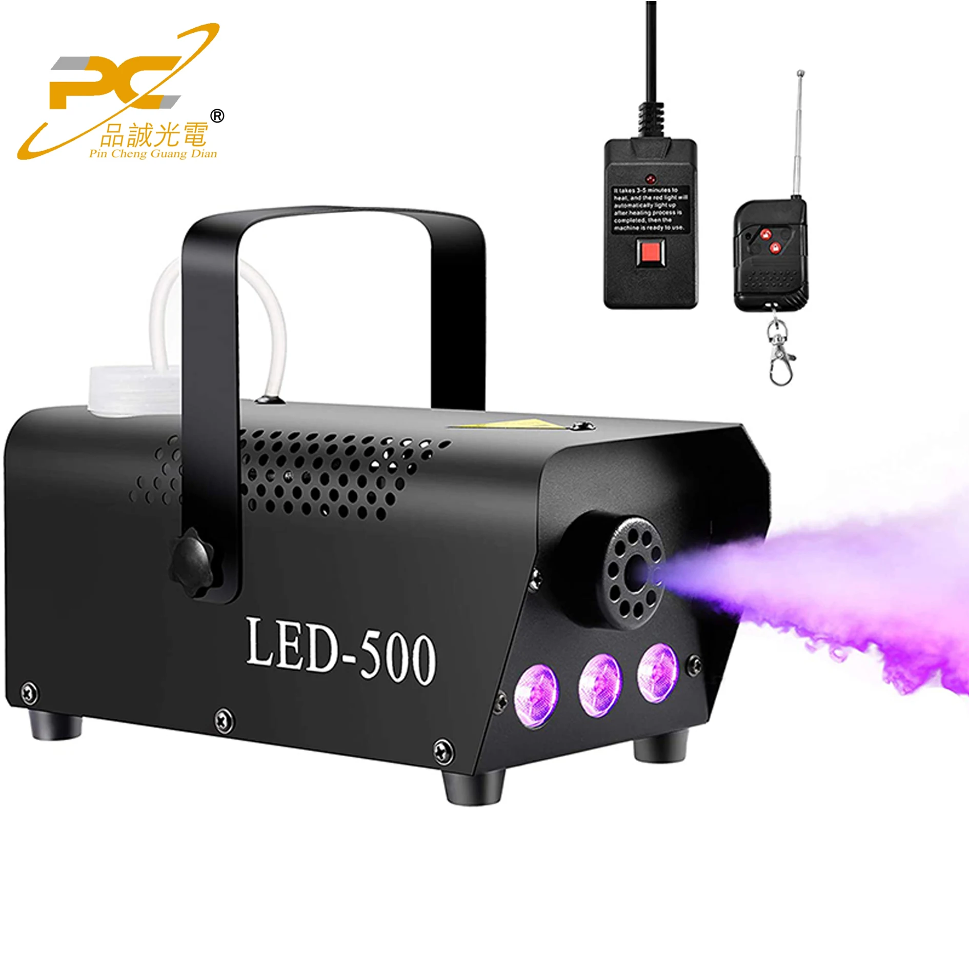 LED Professional Dj Show Party Equipment,Mini Smoke Machine,LED Effect 500W Fog Machines for Stage Light Party Effect