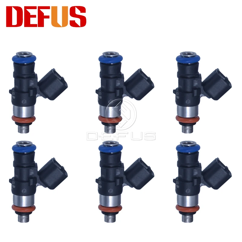 

DEFUS 6x 750CC 0280158051 12 отверстий топливный инжектор для США автосопло Автозапчасти для автомобиля-Стайлинг двигателя высокая Импедансная деталь