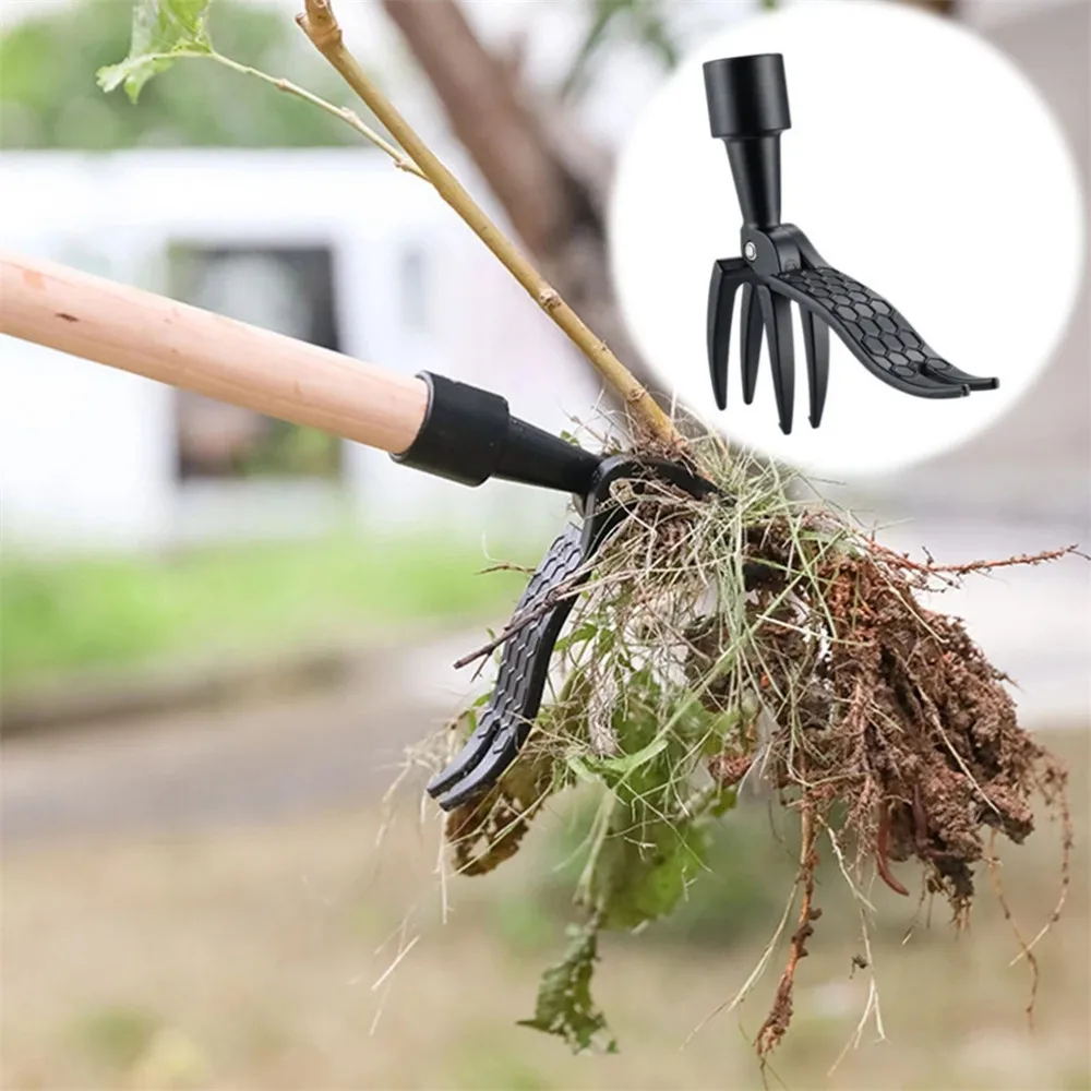 

Standing Weeding Puller Metal Weed Puller Head Manual Vertical Weeding Digging Grass Shovel Garden Lawn Root Remover Weeder