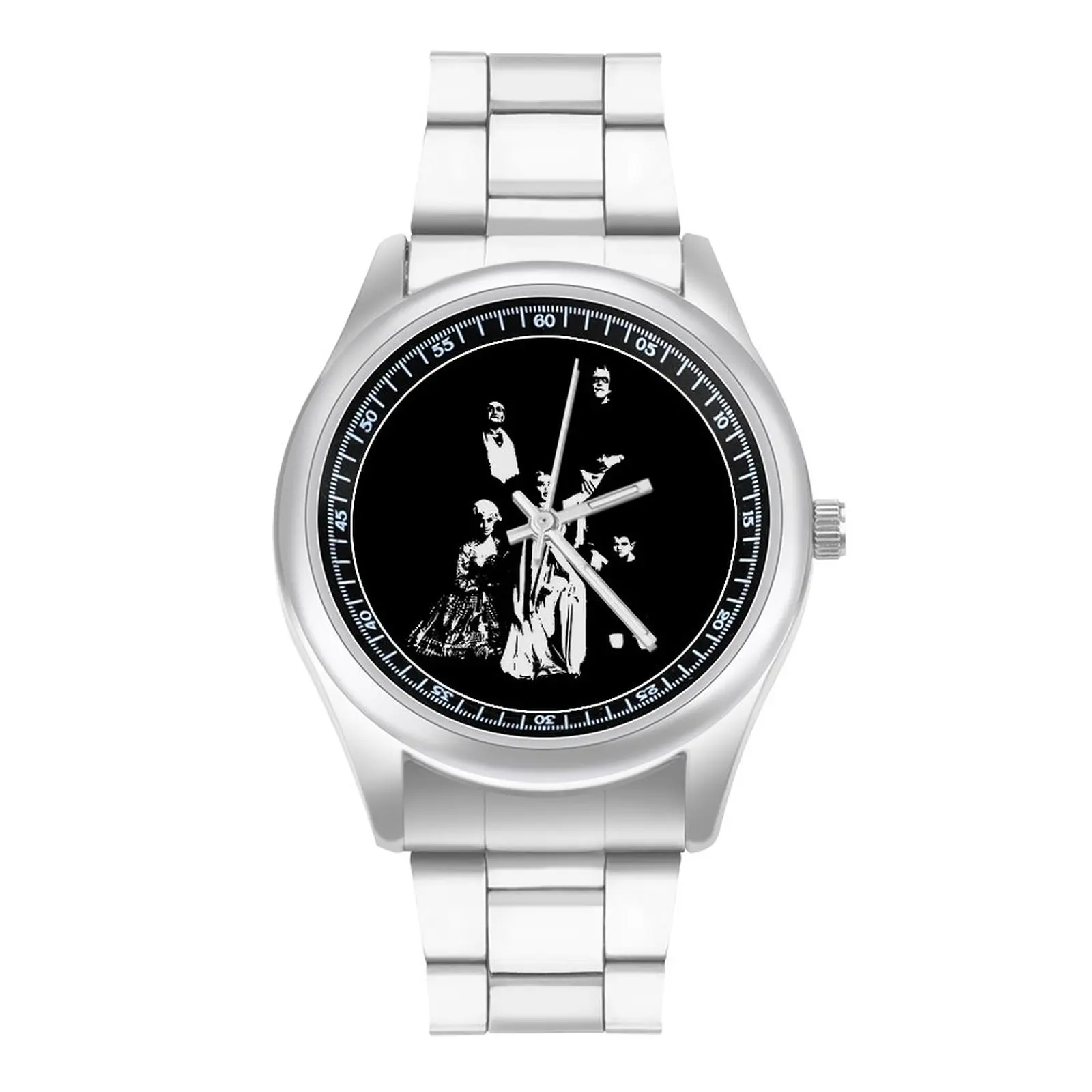 

Frankenstein Munster Family Quartz Watch Novel Design Retro Wrist Watch Stainless Affordable Fishing Man Wristwatch
