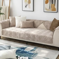 velvet cover for sofa thicken plush sofa towel covers for living room l shape non slip corner sofa covers couch slipcovers