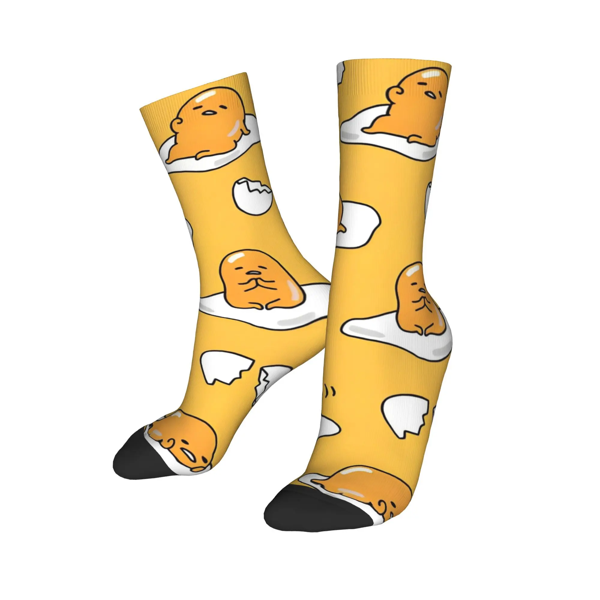 Модные футбольные носки Gudetama The Lazy Egg полиэстеровые средней длины для впитывания