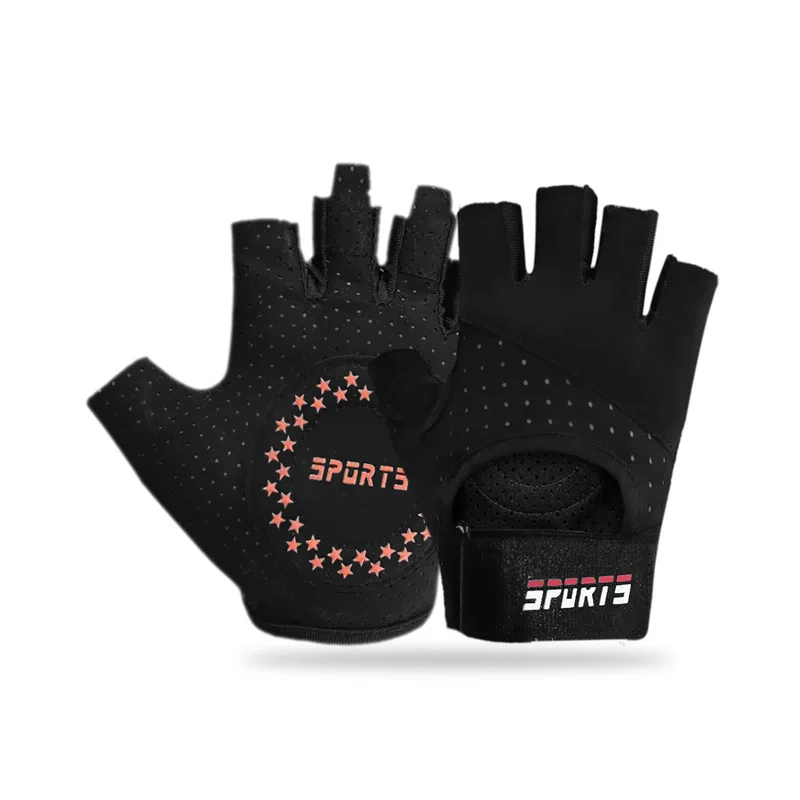 Fitness Gloves Female Yoga Sports Spinning Apparatus Lady Training Anti-Slip Breathable Thin Half Finger Barbell Cycling Gloves images - 6