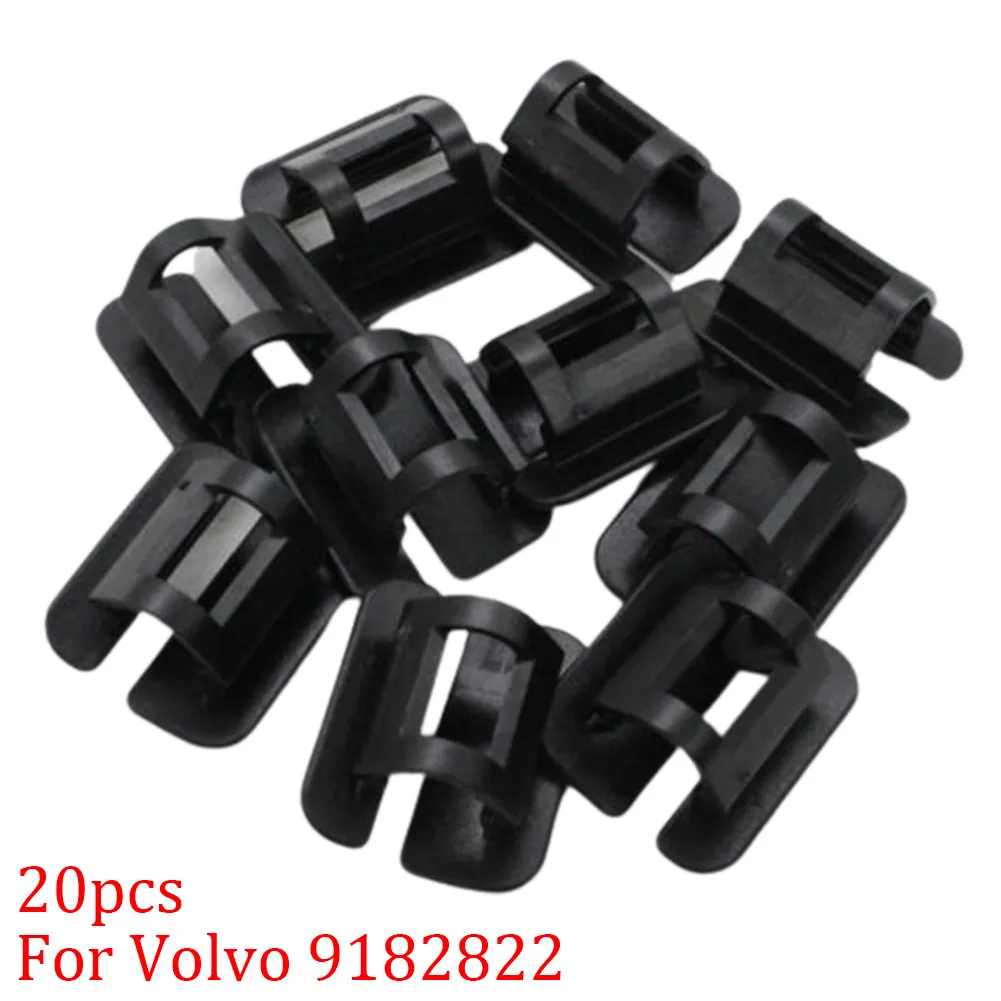 

Nylon Retainer Holder Pad Clip For Volvo Clip-On For Volvo 9182822 Heat Hood Insulation Left Lining Matte Mount