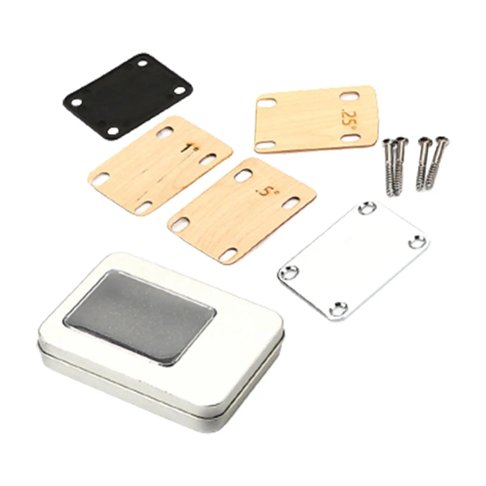 

Guitar Neck Shims Guitar Shims Guitar Neck Plate for Repair Electric Guitars Guitar Neck Protection Accessories Replace