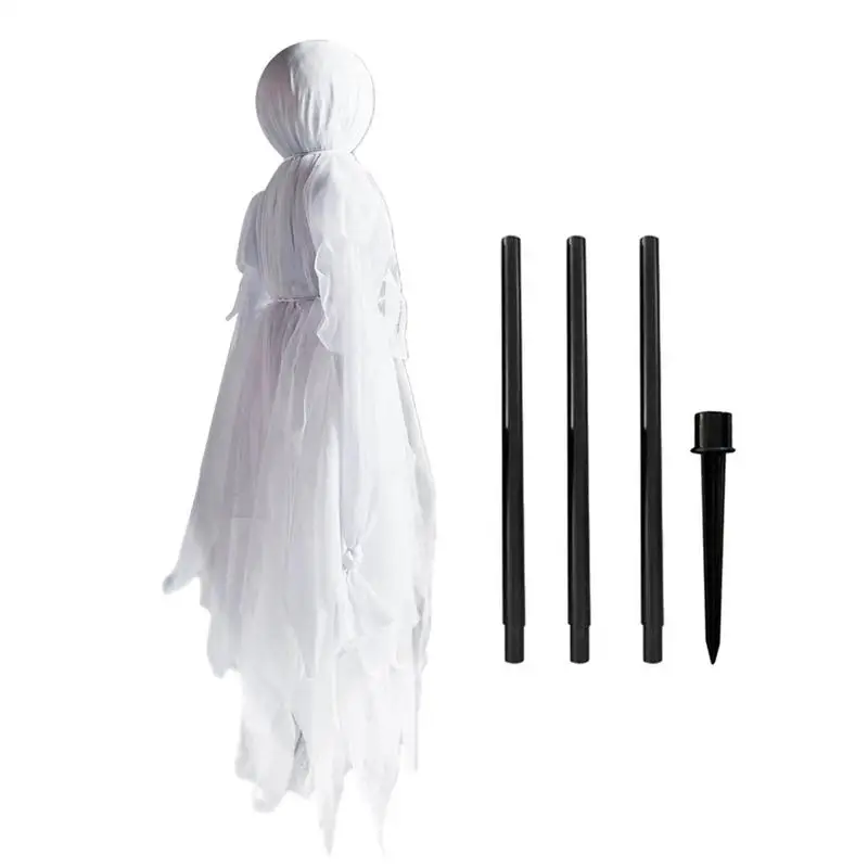 

Halloween Ghost With Sound Creepy Ghost Prop With Scary Sound And Colorful Light Party Supplies Creative Gifts For Courtyard