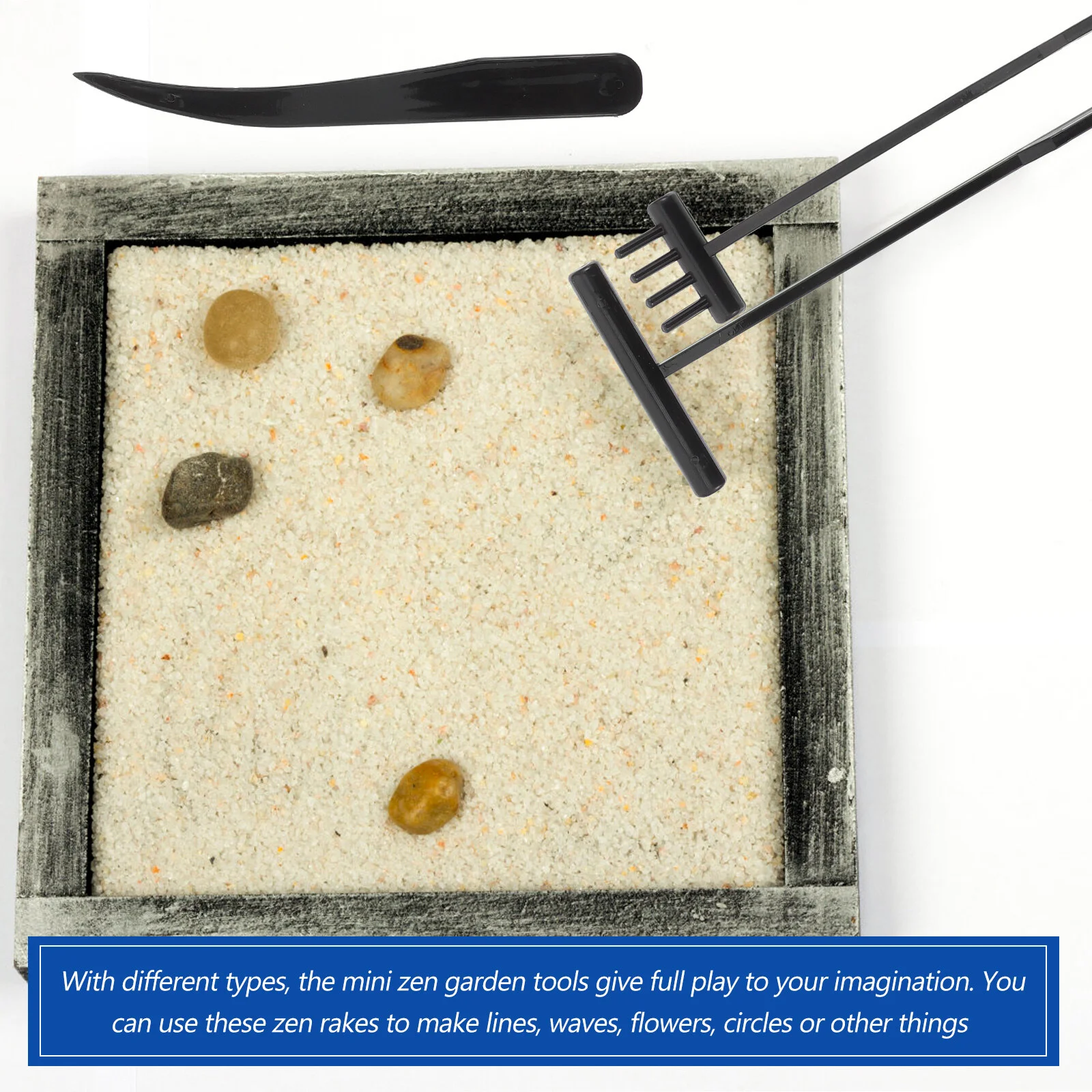 

9 шт. песочный стол Toyss инструмент песочный ящик садовые грабли дзен песок садовые аксессуары