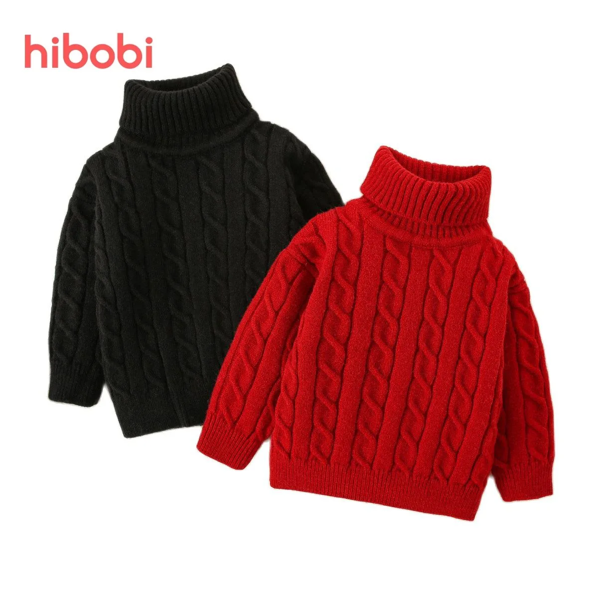 

Осенняя детская одежда hibobi, однотонная повседневная трикотажная одежда для девочек и мальчиков, базовые пуловеры с длинным рукавом, плотны...