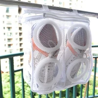 shoes washing machine shoes bag travel shoe storage bags portable mesh laundry bag anti deformation protective clothes organizer