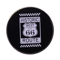 a sign for u s route 66 jewelry gift pin wrap garmefashionable creative cartoon brooch lovely enamel badge clothing accessories