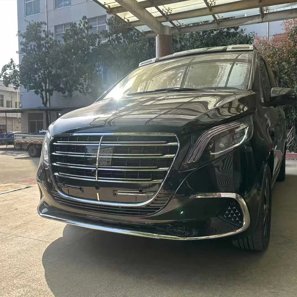 Фото 2 шт. светодиодные дневные ходовые огни (ДХО) для Mercedes-Benz V-Class W448 V300 V300L 2025 года, автомобильные аксессуары, 12В, противотуманные фары №4