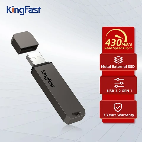 KingFast внешний SSD 1 ТБ 64 Гб 128 ГБ 256 ГБ 512 ГБ 1ТБ портативный SSD Внешний жесткий диск USB 3,2 твердотельный накопитель для ноутбука
