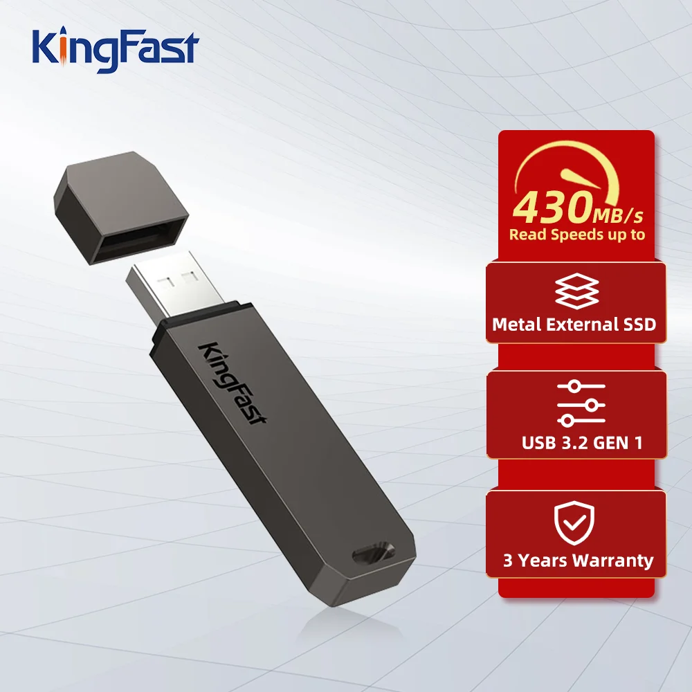 KingFast внешний SSD 1 ТБ 64 Гб 128 ГБ 256 512 1ТБ портативный Внешний жесткий диск USB 3 2