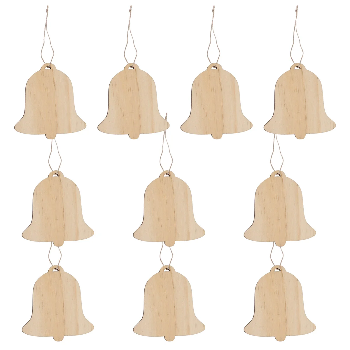 

10pcs Christmas Hanging Pendant Cutouts DIY Pendant Hanging Gift for Christmas