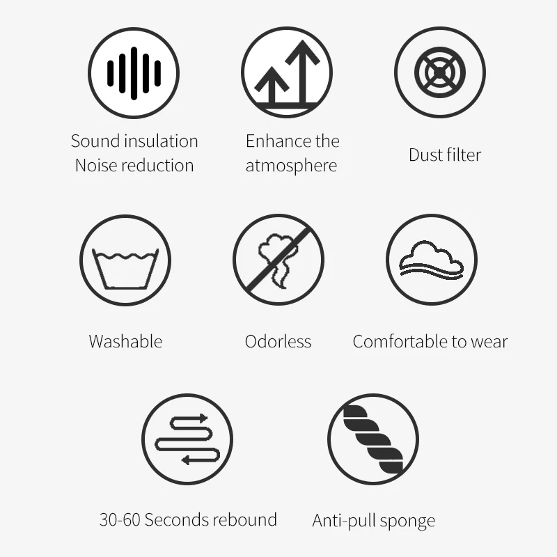 Насадки для наушников BGVP из пены с эффектом памяти хлопковые насадки С