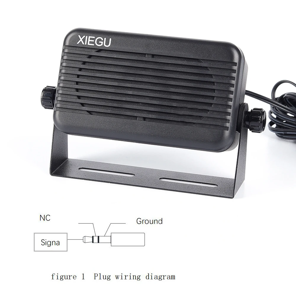XIEGU GY03 External Speaker 3.5mm Stereo Plug for X6100 G1M HF Transceiver TYT TH-9800 Car Radio Load Speaker