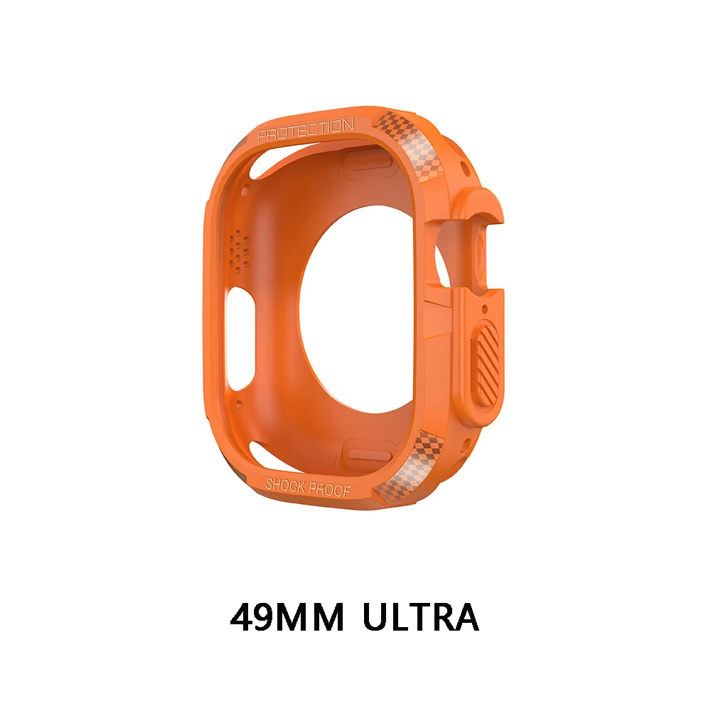 Фото Прочный чехол для Apple Watch Case 44 мм, 40 мм, 45 мм, 41 мм, 49 мм, ультра ТПУ, защитная пленка для экрана iWatch series 10 9 8 se 6 7 5 4 42 мм 46 мм №3