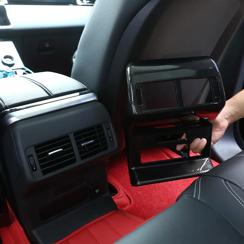 ABS углеродное волокно для Land Range Rover VELAR 2017-2021 ВНУТРЕННИЙ Задний воздушный