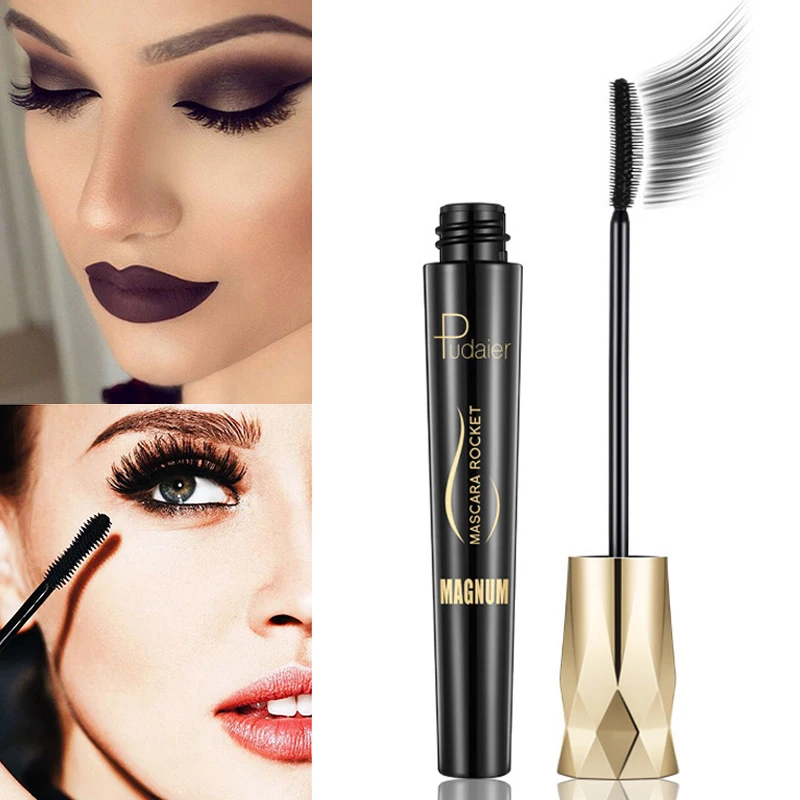 

4D Charm Mascara Lengthening Black Lash Eyelash Extension Eye Lashes Brush Beauty Makeup Long-wearing Gold Color Mascara YZL1