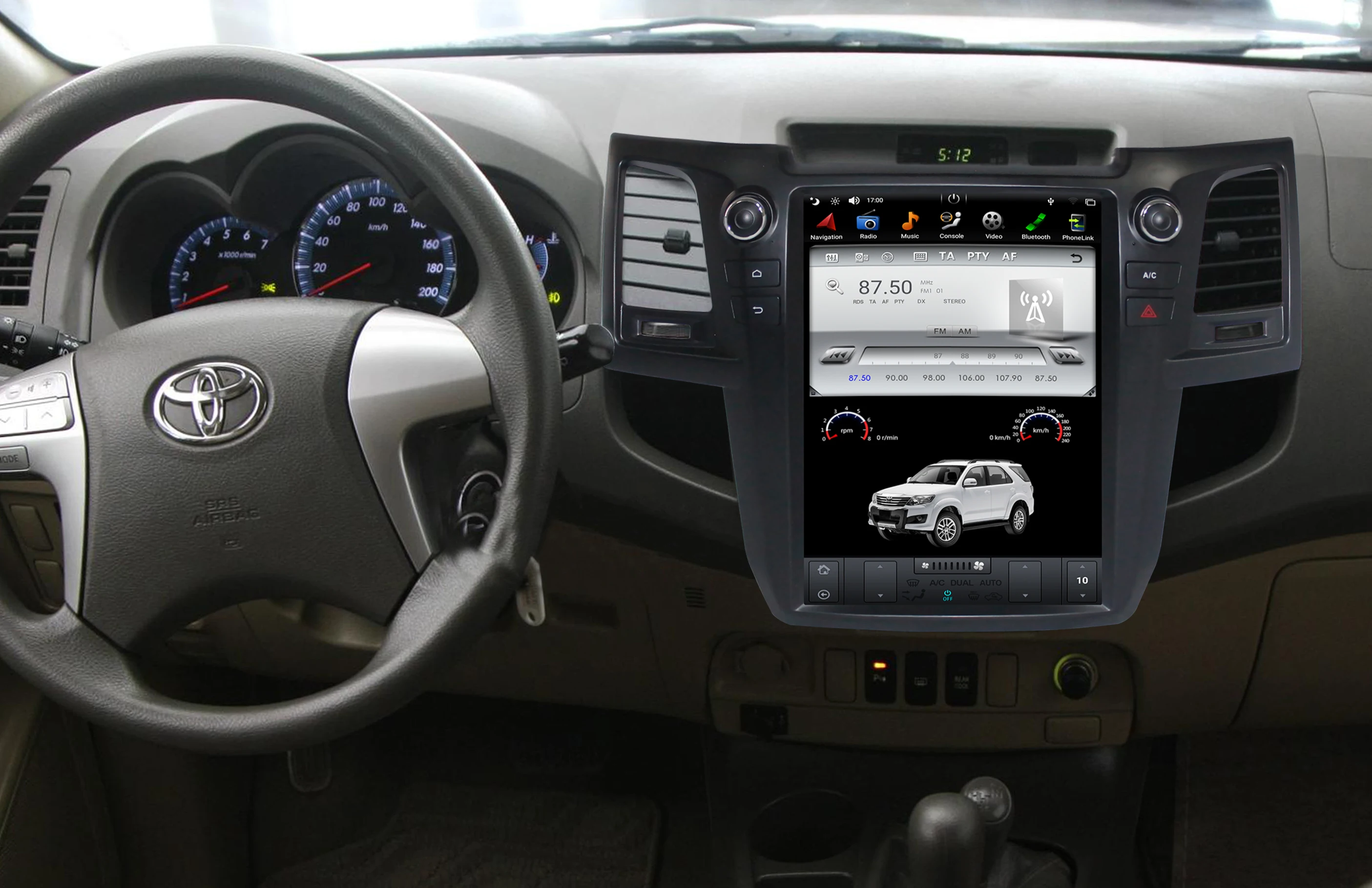 Автомобильный радиоприемник беспроводной Carplay Android автомобильный gps-навигатор MP5