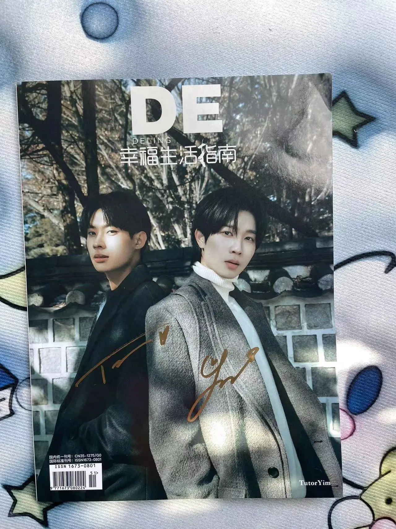 Тайланд звезды окунь журнал с автографом фото модные журналы постеры для