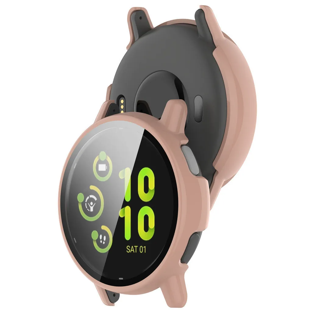 Фото Подходит для Garmin Vivoactive 5/Garmin Active 5, ультратонкий жесткий чехол для ПК, защитная пленка из закаленного стекла для экрана, защитный чехол №2