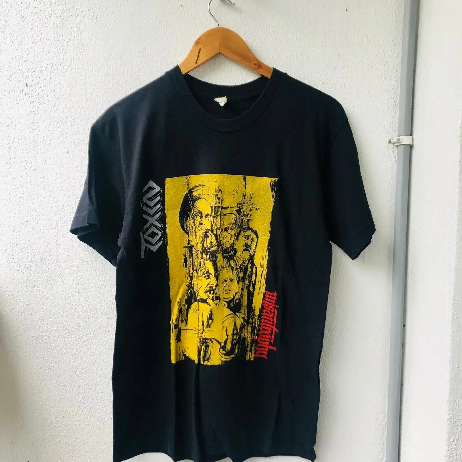 Токсинная группа мизантроф 1991 металлическая музыкальная футболка