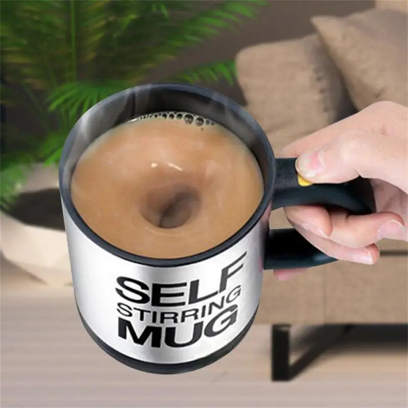

400ml Automatic Self Stirring Mug Coffee Milk Mixing Mug Stainless Steel Thermal Cup Electric Lazy Double Insulated Smart Cup