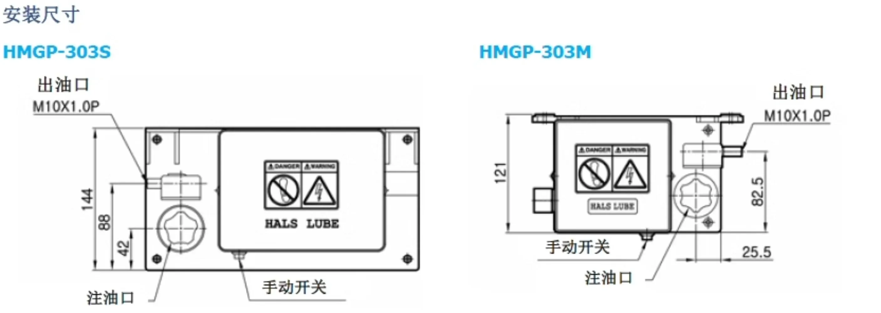 Оригинальный импортный автоматический смазочный масляный насос HMGP-303S