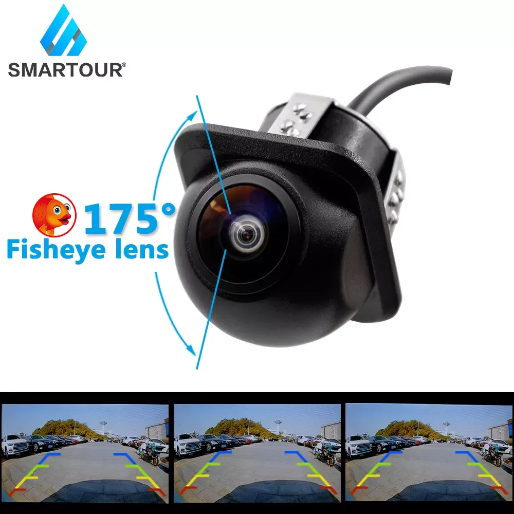 

car accessory CCD 180 degree Fisheye Lens Car Rear Side front View Camera Wide Angle Reversing Backup Camera Night Vision Wate