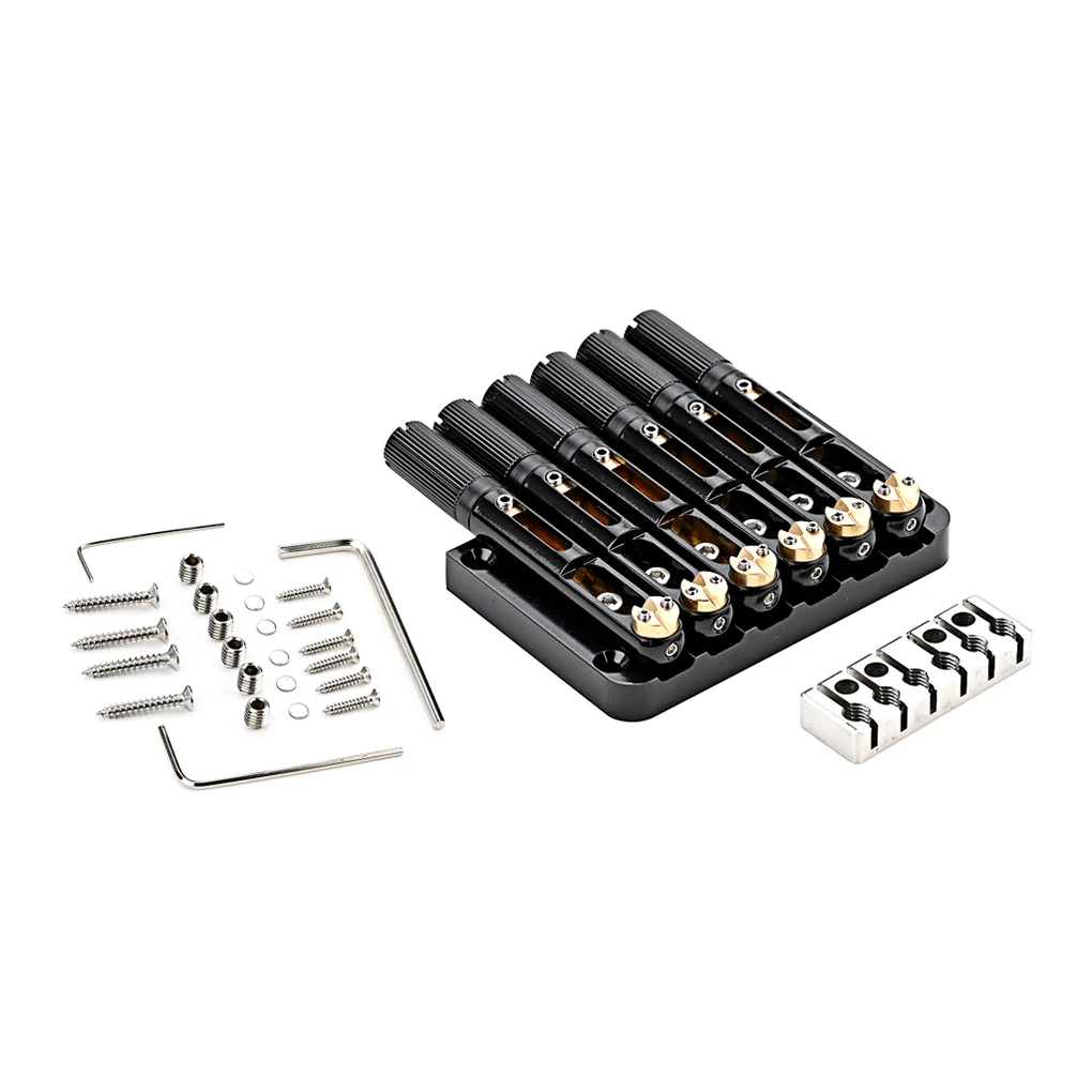 

Guitar Bridge Workmanship Guitars Supplies Fanned Fret Upgraded Fittings Single Bridges Compact Size Replaced Part