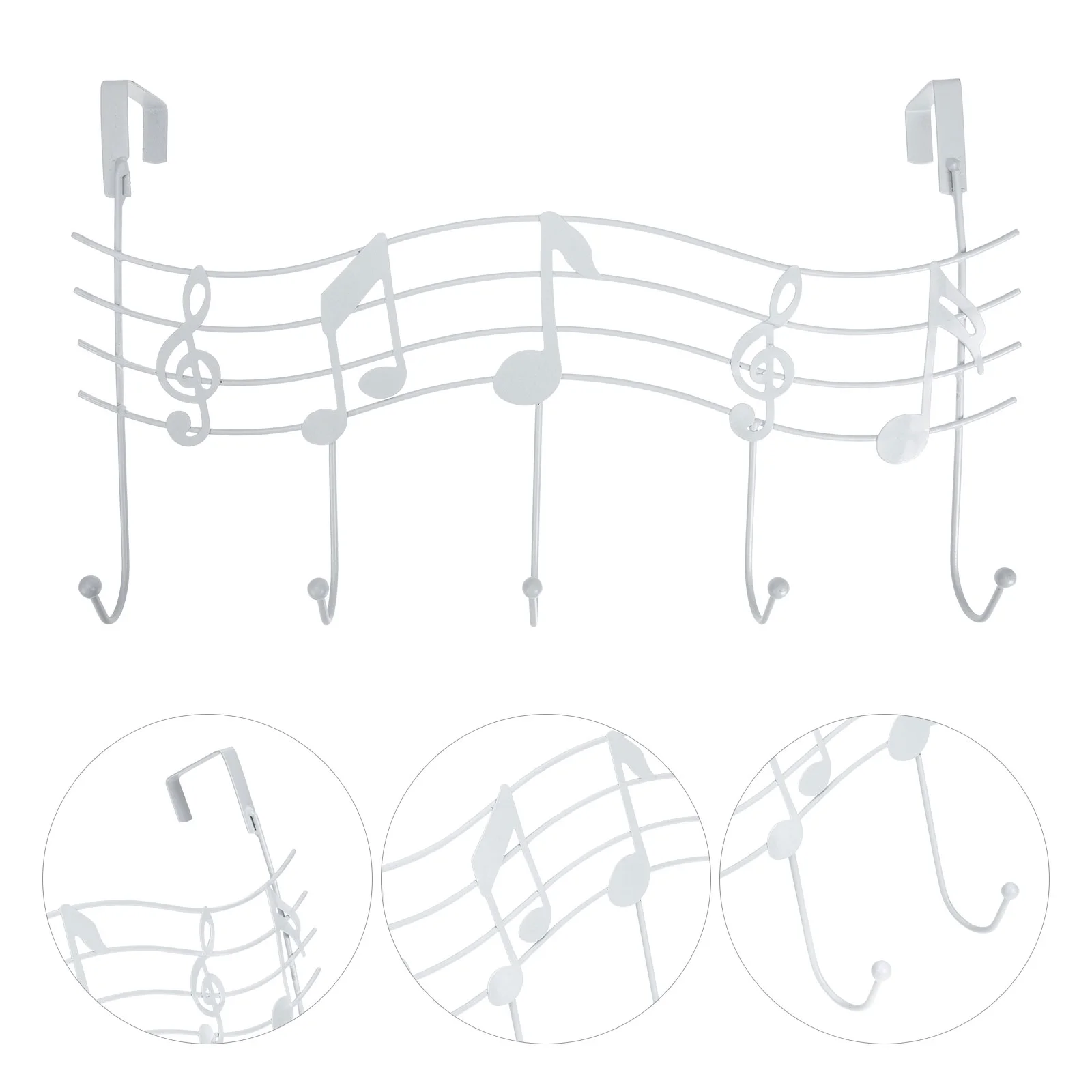 

Железный крючок для музыкальных нот, аксессуар для пальто и одежды, крючки в скандинавском стиле, органайзер для одежды