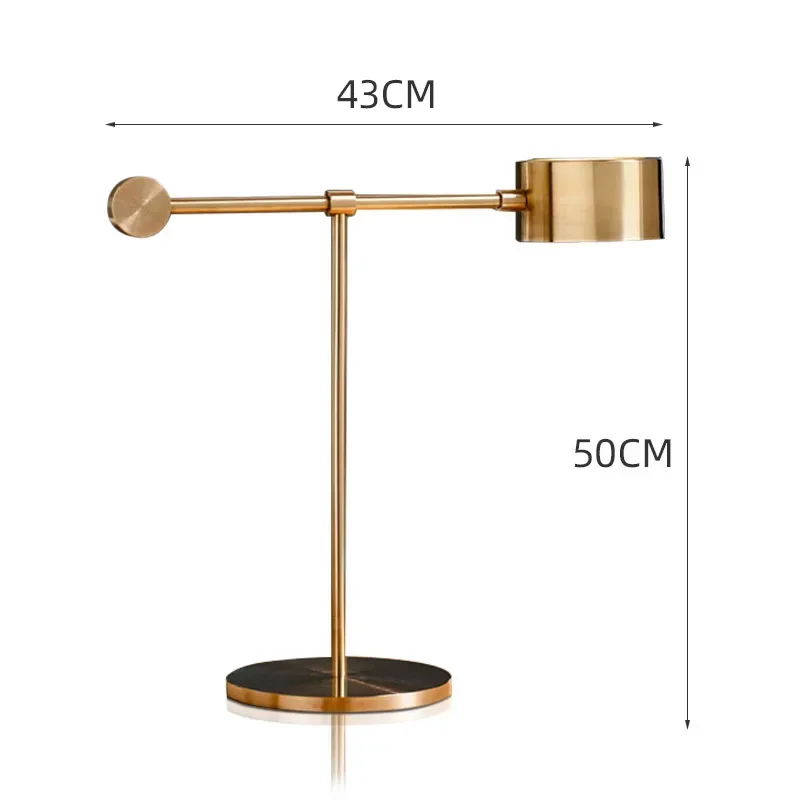 Современная простая настольная лампа в скандинавском стиле светодиодная для