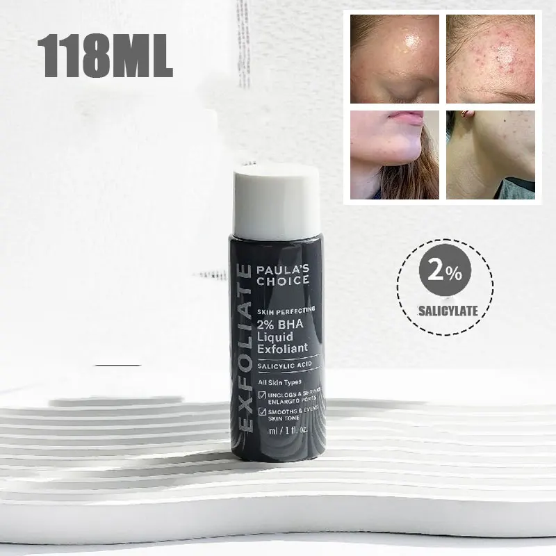 

118ml Skin Perfecting 2% BHA Salicylic Acid Exfoliator for Blackheads Enlarged Pores Facial Redness Swelling for Paula's Choice