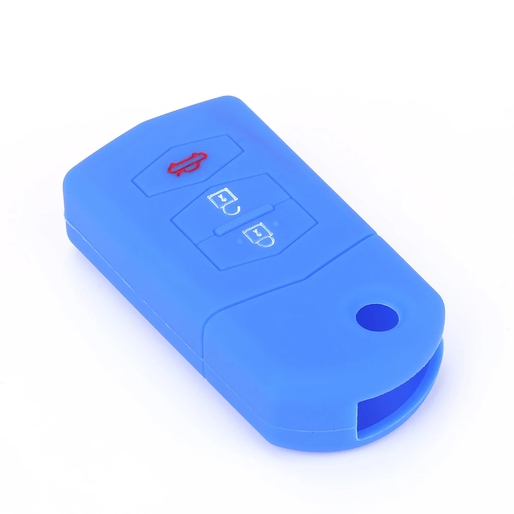 Новинка силиконовый чехол для автомобильного ключа с 3 кнопками и дистанционным