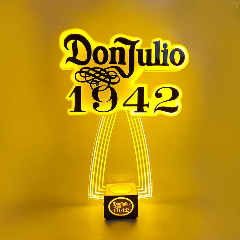 Роскошная рамка с золотым светом и светодиодной подсветкой Don Julio 1942 Бутылка Tequila